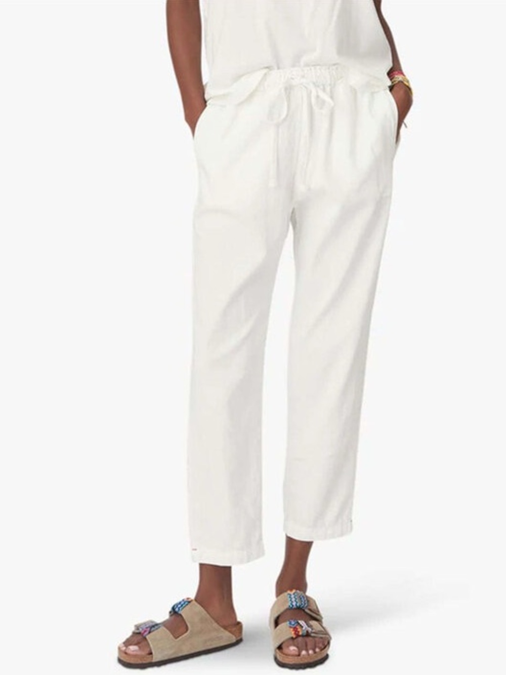 Xirena Rex Cotton Pant in White Medium